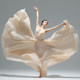 ນັກເຕັ້ນລໍາຄລາສສິກຍິງ elegant 720 ອົງສາ swing skirt ຂະຫນາດໃຫຍ່ຮູບພາບ skirt gauze ທີ່ທັນສະໄຫມ Wanjiang dance costume