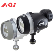 AOI UCS-Q1RC underwater multi-purpose small flash diving waterproof shell lighting fill light strong light hand