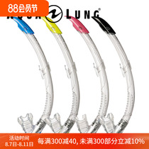 Aqualung semi-dry snorkel diving snorkeling deep diving free diving available