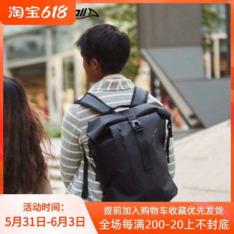 Japanese StreamTrail Kozu TPU material waterproof double shoulder bag waterproof luggage outdoor travel