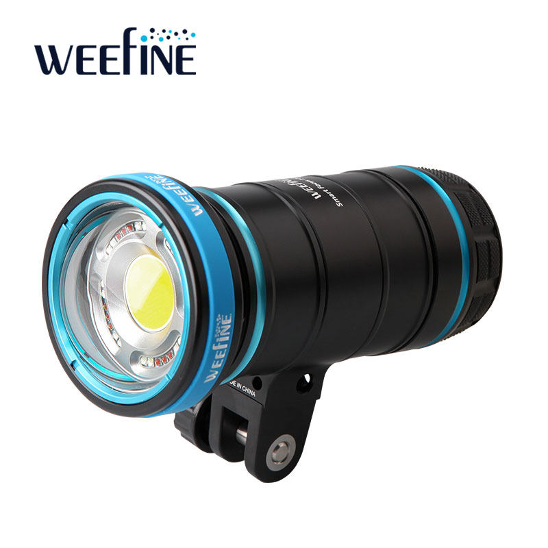 Weefine WF074 Smart focus 10000 lumens underwater photo lamp outdoor video lighting