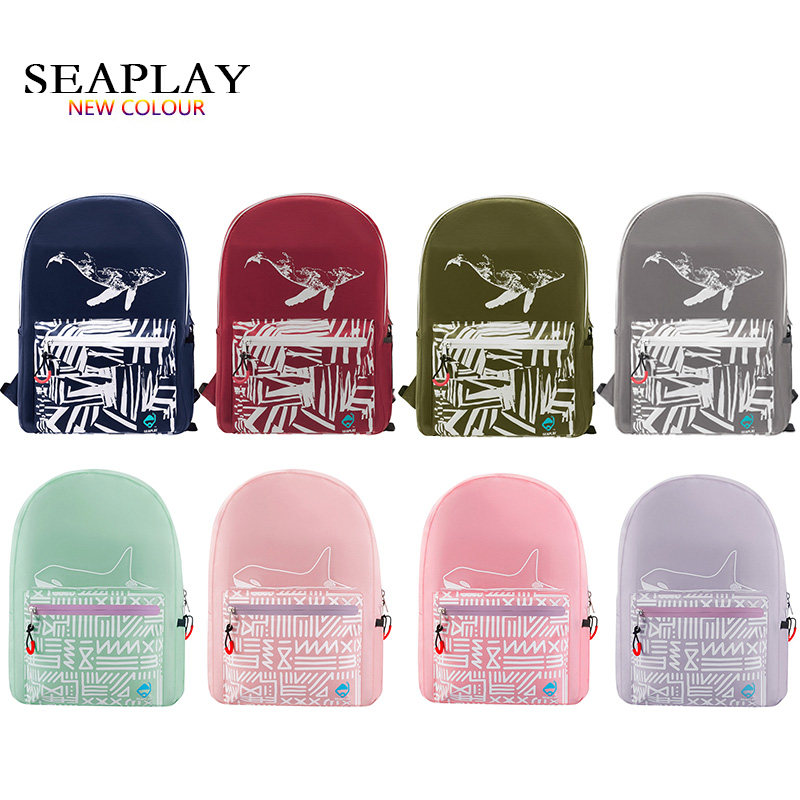 Seaplay Tiger Whale family ultra-light waterproof double shoulder bag casual outdoor tourist commuter diving multifunction bag