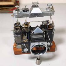 Steampunk style Canon Canon three-dimensional deconstructed film SLR creative ornaments popular science explosion specimen camera