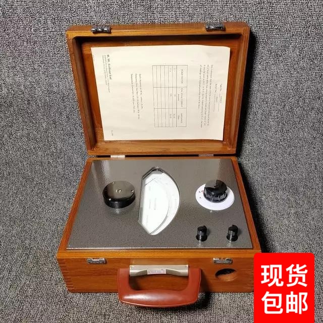 Western Antiquity UK 1960s old-fashioned refined solid wood housing milliammeter instrument instrument function normal