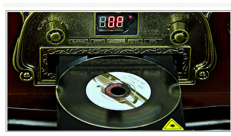 bán đầu đĩa than denon	 Máy ghi âm Tangdian retro cổ lớn sừng vinyl máy ghi âm đài phát thanh vinyl máy ghi âm - Máy hát đầu đĩa than audio technica
