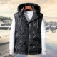 Kích thước lớn vest nam mùa đông nam cộng với phân bón tăng vest nam ấm xuống cotton chất béo vest dày áo khoác không tay