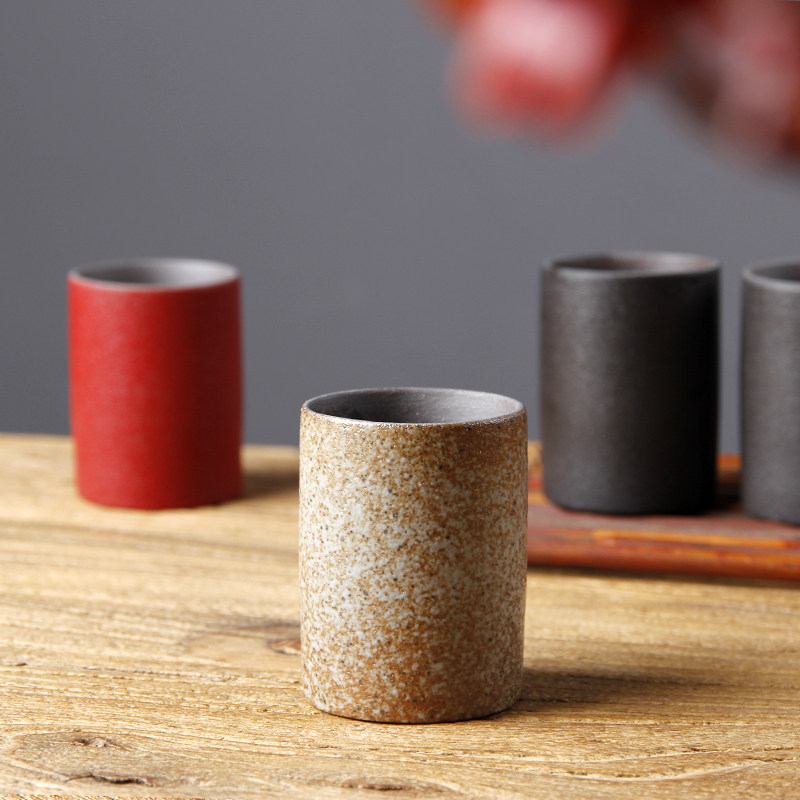 Day Style Coarse Pottery Kiln Change Tea Cup Master's Cup Koru Tea Smelling Cups of Tea Smell Cups of Tea Tea Cup Ceramics Single Cups of Individual Cup Tao Cups