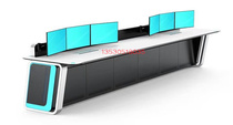 Hubei Water Conservancy Bureau Monitoring Operation Desk Console Henan Hebei Hunan Fujian Zhejiang Command Center Dispatch Desk
