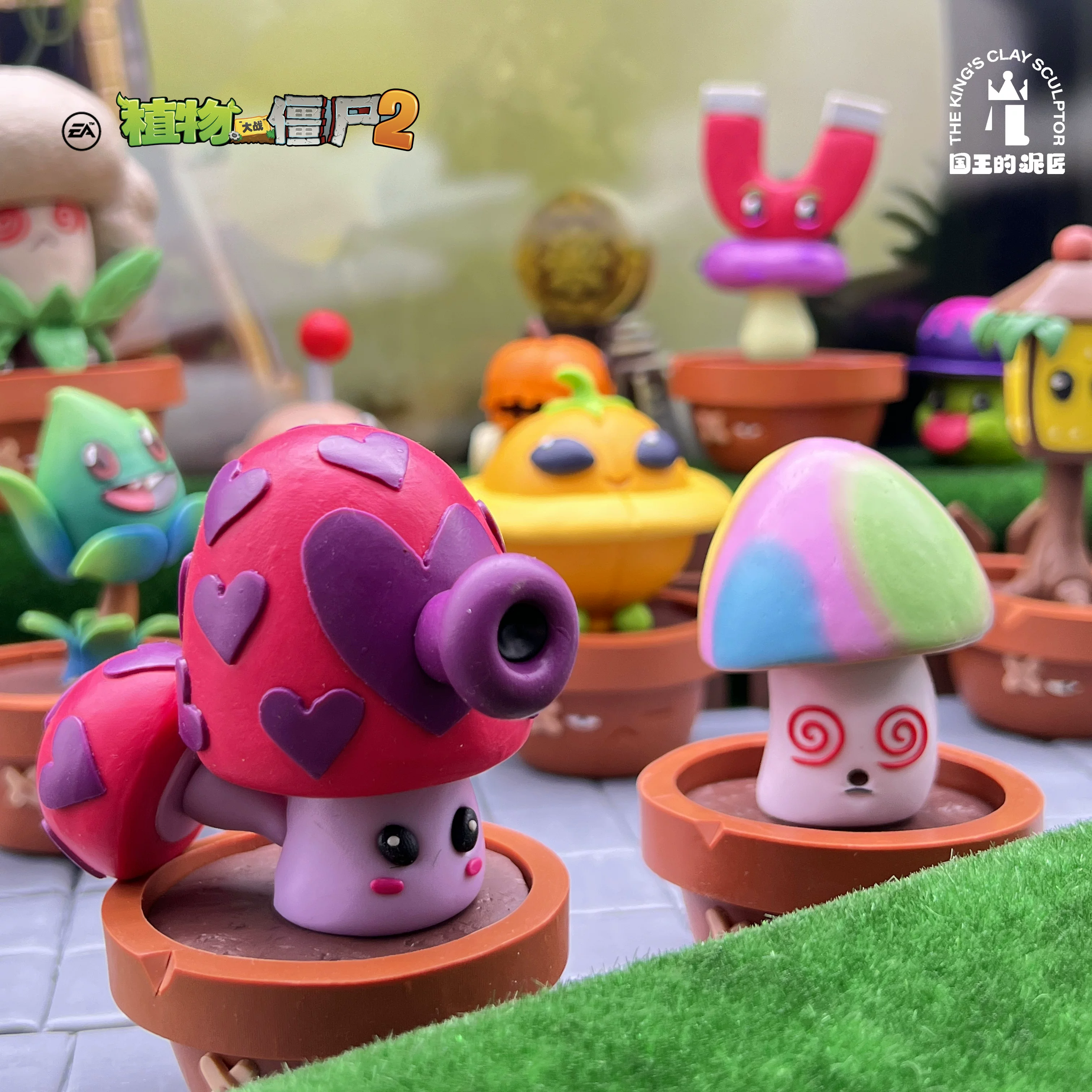 Плюшевое изделие из мягкой керамики в серии растений против зомби PVZ, набор для ударения по горшкам, множество вариантов, мягкая керамика