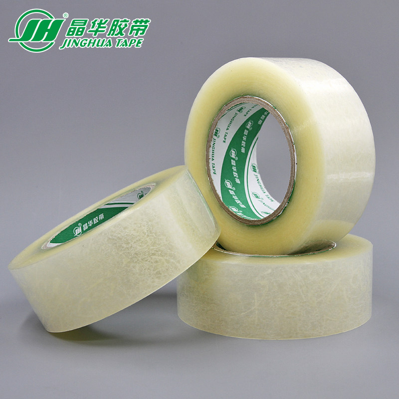 Crystal Hua Transparent Seal Case Glue Bandwidth 45mm 45mm 48mm 55mm 60mm 60mm Sticky Bopp Packaging Rubberized Fabric