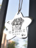 Ins style lettering photos pet cats and dogs house number car Christmas tree pendant tag office table decoration