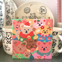 Blue Wu Easy Tomato is a bear cute ceramic Absorbent Small Bear Puppy Cup Mat Hand-painted Sketching Props S. Korea