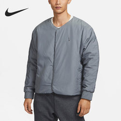 Nike/Nike ຂອງແທ້ໃຫມ່ຂອງຜູ້ຊາຍ embroidery hook ຂະຫນາດນ້ອຍບາດເຈັບແລະອົບອຸ່ນແລະສະດວກສະບາຍເຄື່ອງນຸ່ງຫົ່ມກິລາຝ້າຍ FB8609