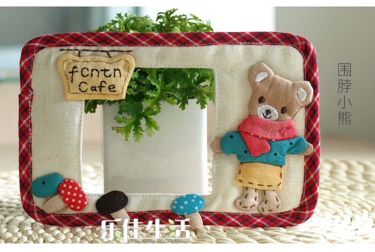 Công tắc sáng tạo nắp công tắc vải công tắc bảo vệ bụi che tường ổ cắm dán bộ 5 bọc điều khiển tivi