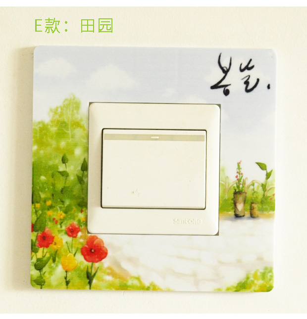 Pvc dùng một lần cứng nhắc nhựa switch erasable dán chuyển bộ công tắc nắp bảo vệ công tắc tay áo jacket tường một công tắc đánh lửa - Bảo vệ bụi vỏ bọc máy giặt cửa trên 9kg