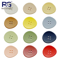 Houndstooth wool coat buttons Irregular shaped matte buttons Cashmere coat Snow boots Windbreaker Suit buckle