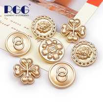 Small incense style metal button mix and match womens jacket pullover knitwear button cuff pants decorative button suit coat button