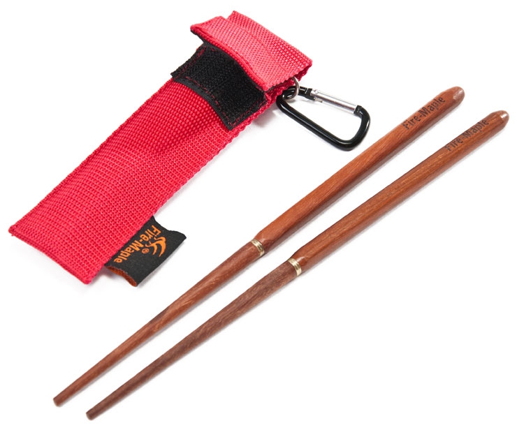 Fire Maple FMT-807 T17 Red Sandalwood Titanium Folding Chopsticks Wild Cooking Camping Environmentally-friendly Picnic Furniture