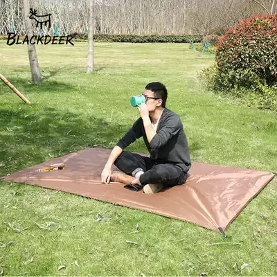 Black deer outdoor tent floor cloth picnic mat waterproof cushion Oxford cloth mat spring outing lawn mat beach moisture proof mat