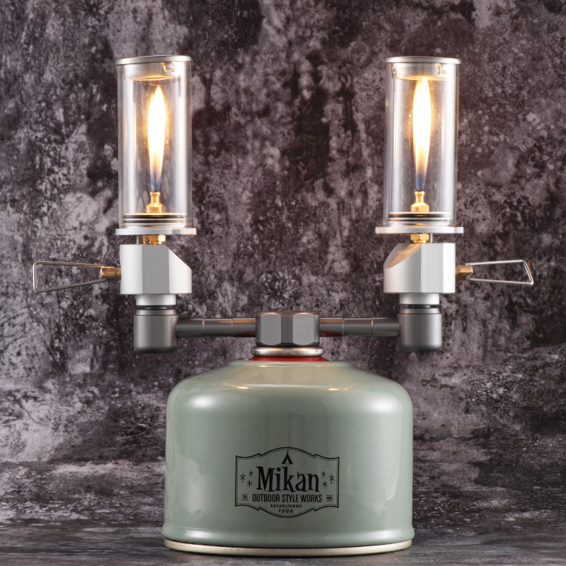 CAMPINGMOON KERMANN ALUMINUM ALLOY ONE TRANSFER 23 JOINT GAS TANK STOVE Gas Light Adapter