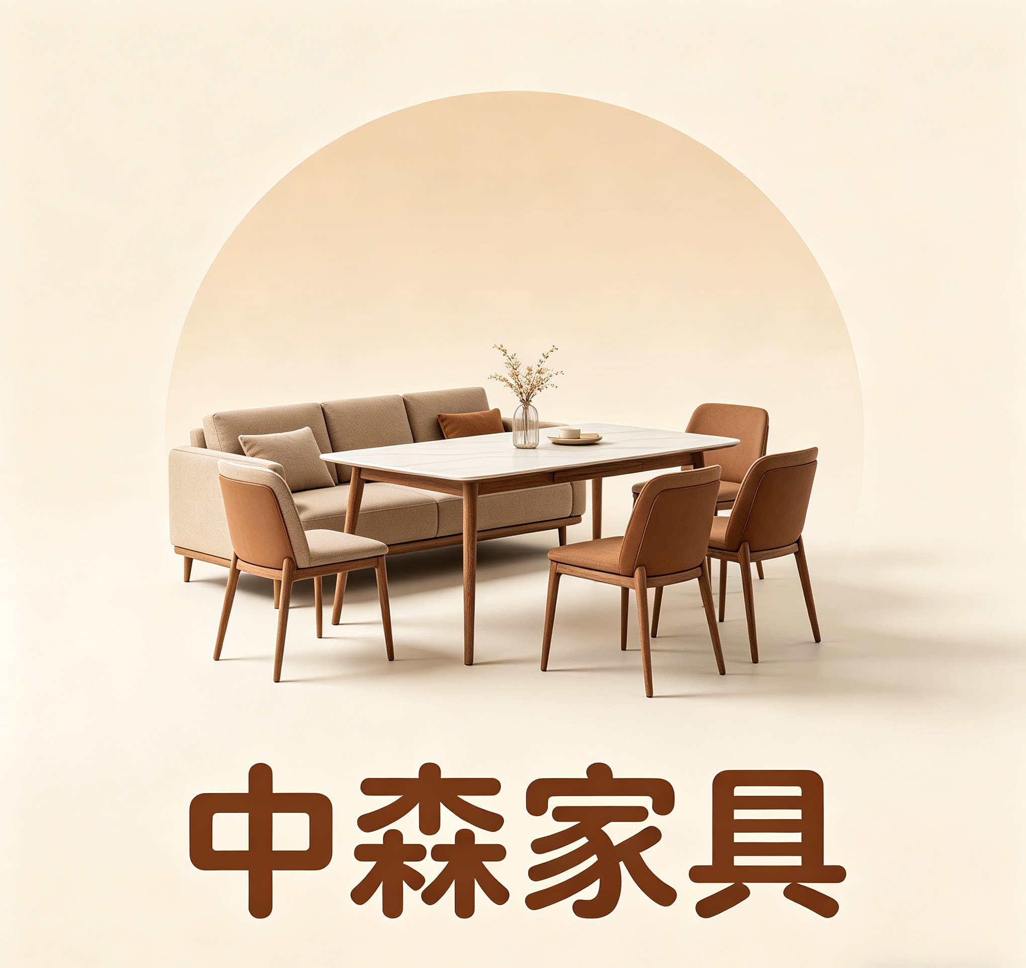 A中森家具源头工厂店的LOGO