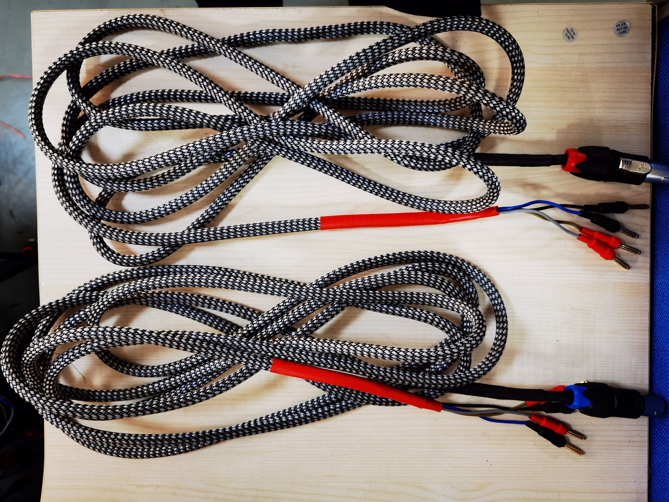 Hand - made 5 m wire length contains left and right channel 5 5 inch electronic frequency amplifier set assembly suite special