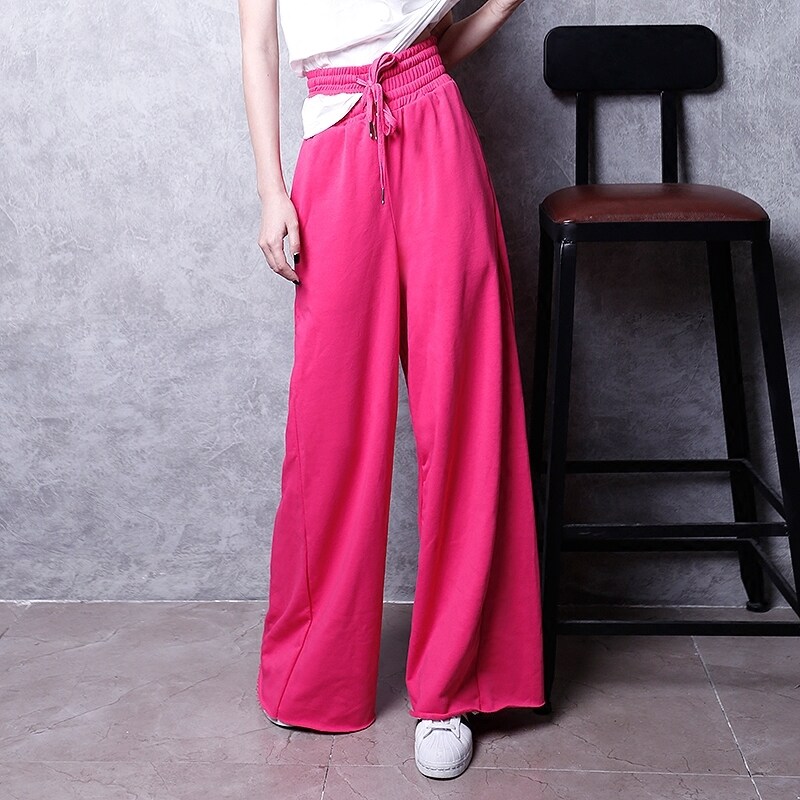 2020 Spring Autumn New Original Juku Pants Woman High Waist Cotton Ins Ultra Fire Pants Chic Wind 100 Lap Pants