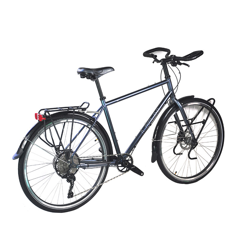 Cheerful station wagon LKLM new 318 Sichuan-Tibet cycling bicycle long-distance steel frame bicycle commuter Huanhua frame