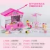 Xiao Ma Baoli Simulation Children Ice Cream Shop Girls Kitchen Cooking House Cake Music Toy Set khủng long đồ chơi Đồ chơi gia đình