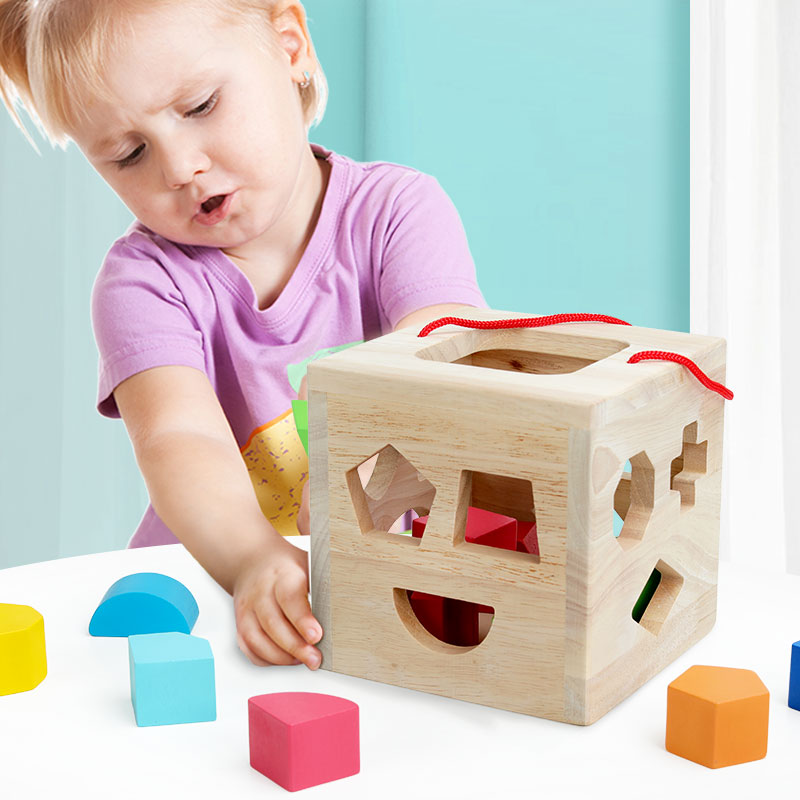 Baby boy building block assembly toy Puzzle Big Grain Baby 2-3-6-year-old boy girl Early education Wise development
