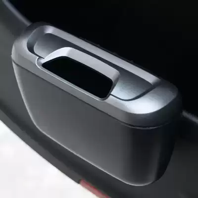 Car trash bag creative car door side storage hanging chair back hanging trash bin car interior supplies
