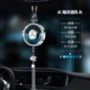 Cross-border car perfume pendant car interior supplies manufacturer car creative personalized perfume with diamond pendant aromatherapy