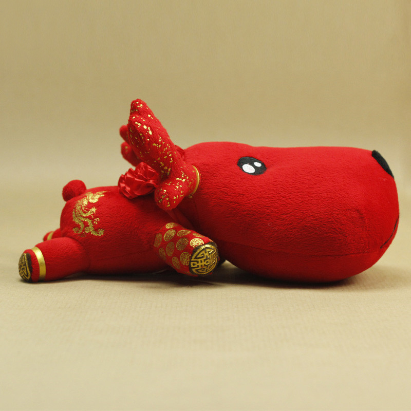 Wedding festive car accessories decoration dragon phoenix deer in addition to formaldehyde odor bamboo charcoal bag doll car wedding interior