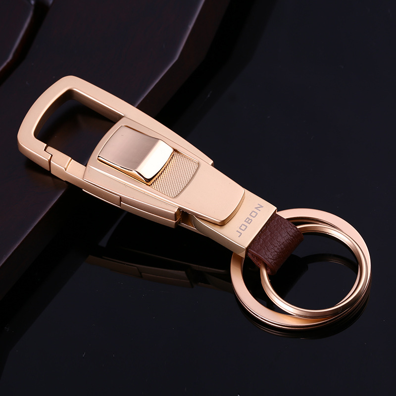 Car Key Buckle JOBON Business Key Closed Men Waist Zinc Alloy Car Key Buckle Gift