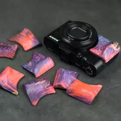 New drive to Mekee stable wood solid wood handle Sony black card RX100M7M6M5AM5M4M3M2 Universal