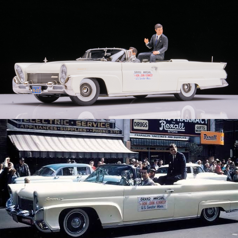 1:18 Sun Star Lincoln Continental Mk3 1960 Kennedy Platinum Edition Car Model 1:18 Sun Star Lincoln Continental Mk3 1960 Kennedy Platinum Edition Car Model