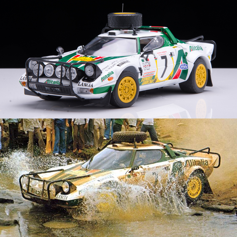 1:18 Sun Star Lancia Stratos Hf Wrc Rally Alloy Car Model