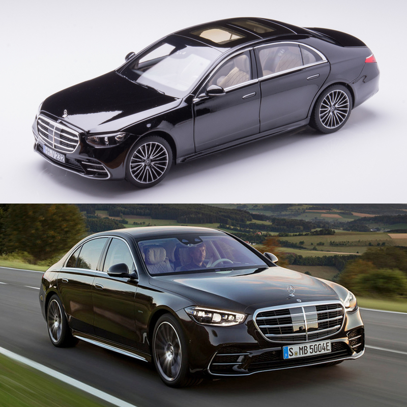 1:18 Norev Mercedes-Benz S-Class W223 S600 2021 Model Alloy Car Model