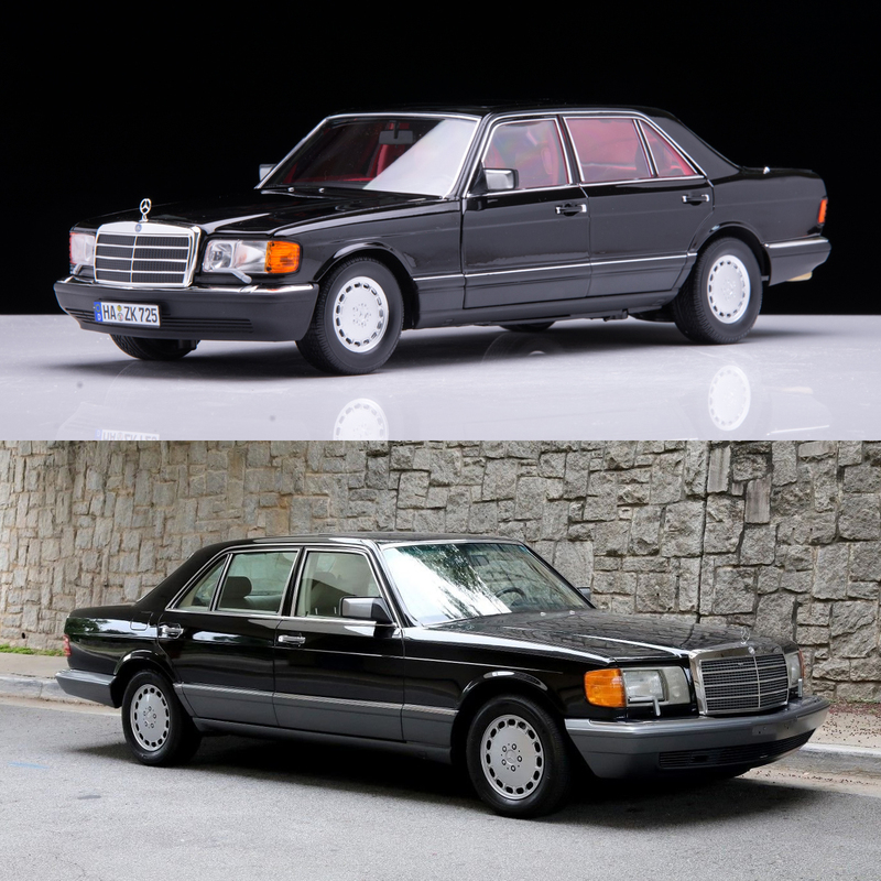 1:18 Norev Mercedes-Benz W126 560 Sel 1991 S-Class Alloy Car Model 1:18 Norev Mercedes-Benz W126 560 Sel 1991 S-Class Alloy Car Model
