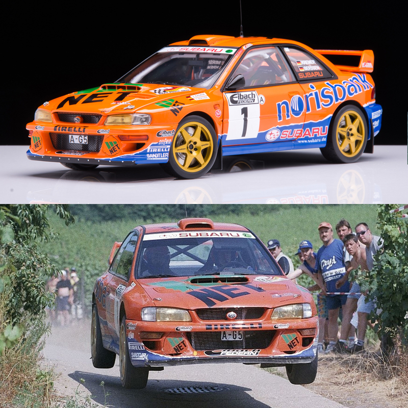1:18 Sun Star Subaru Impreza S5 Adac Wrc99 Rally Car Alloy Car Model