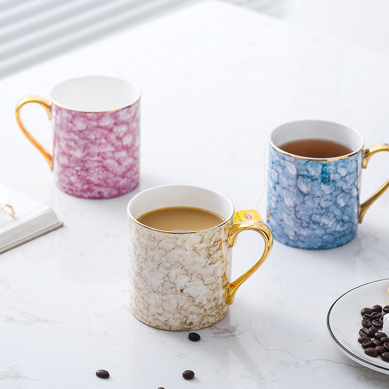 Nordic Mark Cup Ceramic Sketching Cups Office Drinking Water Glasses Breakfast Cup of Milk Cups Coffee Cup Lovers Cup