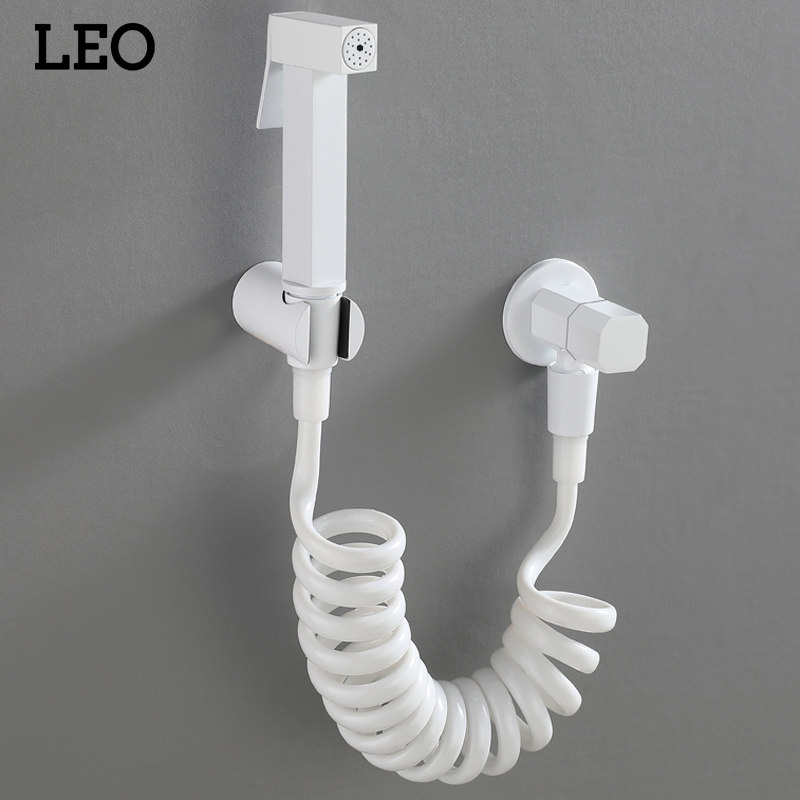 Full copper white toilet spray gun Dressing Room Flush washer Maternity washers Mate Corner Valves Suit Wash Butt Wash
