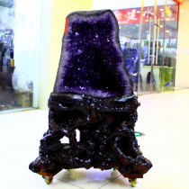 Natural Amethyst cave ornaments cornucopia ornaments original stone crystal cave ornaments amethyst money bag town house feng shui