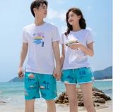 Пляжные быстросохнущие штаны для влюбленных, шорты, коллекция 2021