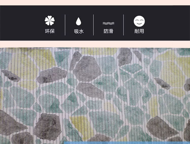 Khu vực lớn phòng tắm mat phòng tắm vòi sen chống trượt nhà bếp dải thảm nhà vệ sinh ban công đầy đủ cửa hàng hấp thụ nước tùy chỉnh - Thảm sàn xốp trải sàn 60x60