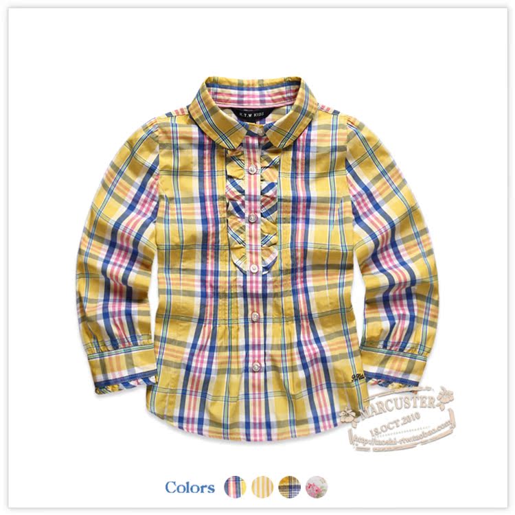 Chemise fille à manche longue - Ref 2084503 Image 13