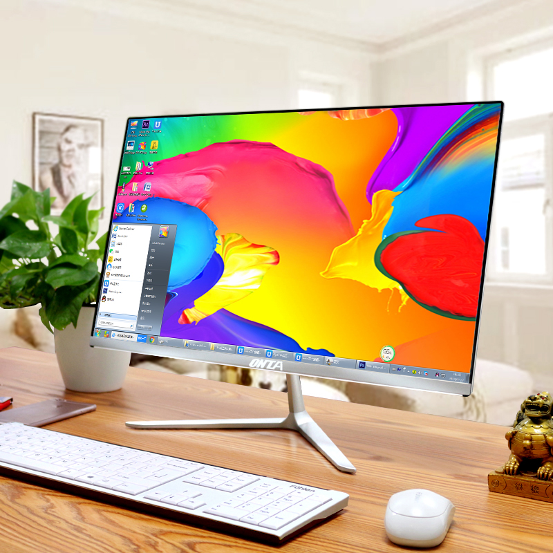 i7 high performance ultra-thin integrated computer high-performance computers high-quality household business desktop console game type quad core six core core core i3i5i7 non-touch screen high-end design complete set