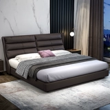 Легкая роскошная минималистская кровать современная ins simple Гонконг в стиле хранилище мягкая кровать свадебная кровать двойная 1,8 метра большая кровать