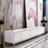 Легкий роскошный золотой кофейный столик телевизионный шкаф