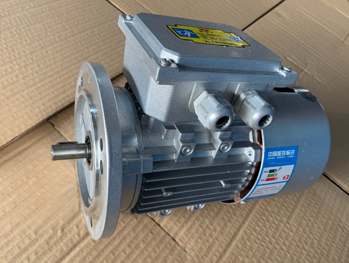 YEJ Electromagnetic Brake Aluminum Shell Motor 0 37 0 55 0 75 1 1 1 5KW All-copper National Standard Motor 380V